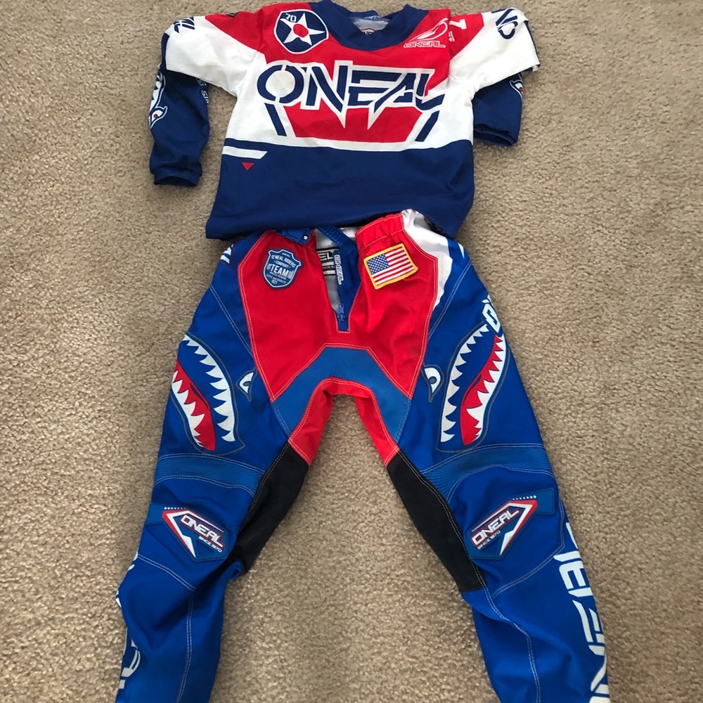 Dirt bike youth pants/shirt